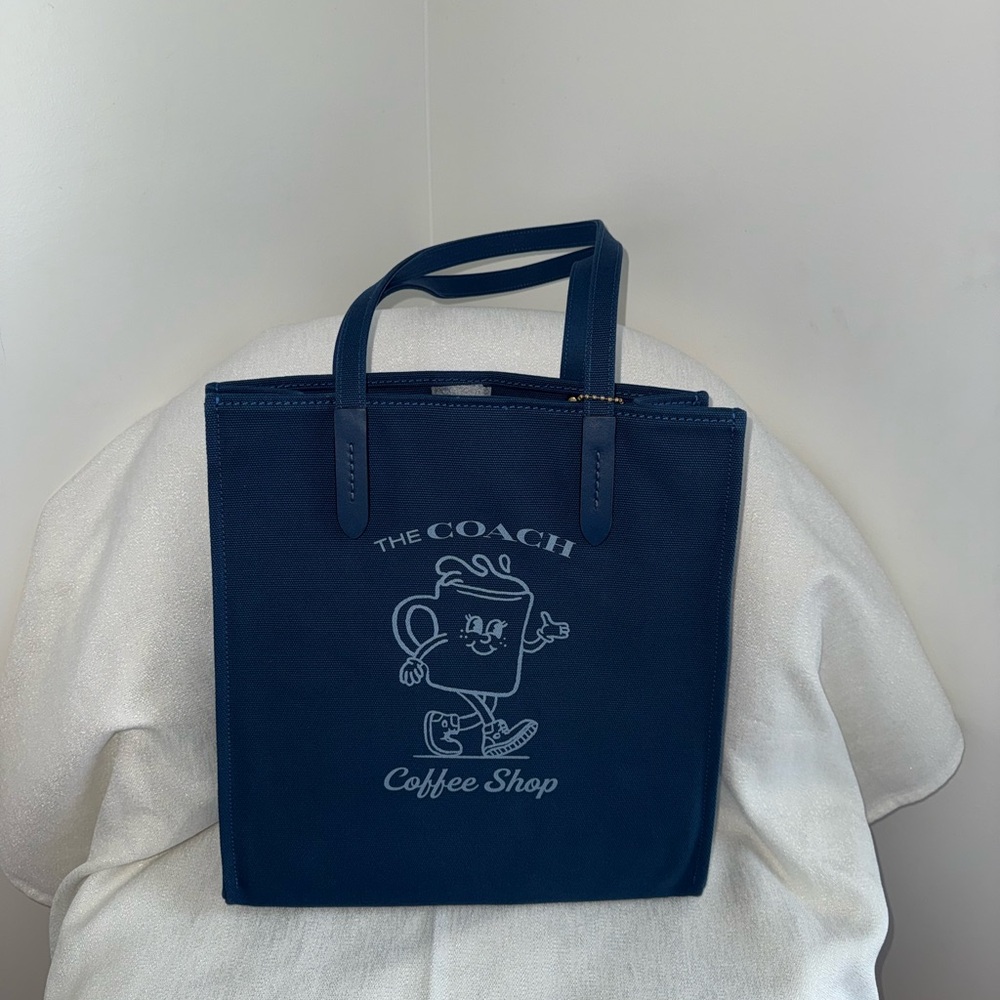 Coach limited edition Navy Blue lil Miss Jo tote.